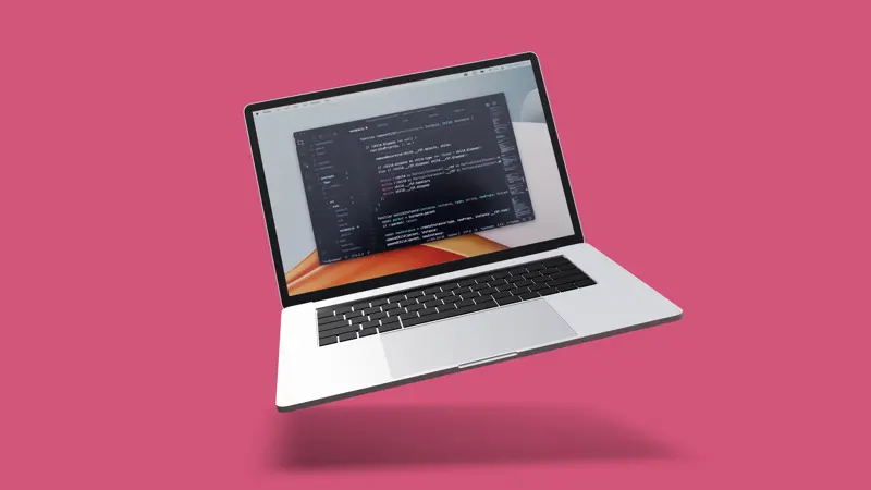 Floating Laptop