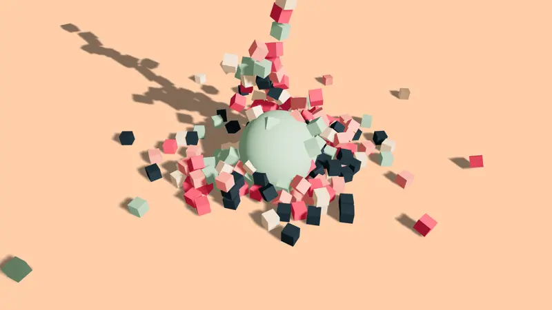Instanced Physics Cubes